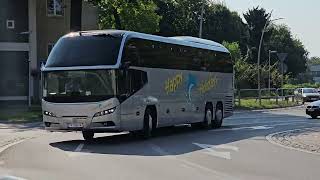 Neoplan N5218 SDHL FK606IL Happy Holidays [upl. by Nnylkoorb68]