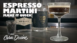 How to make an excellent Espresso Martini quick [upl. by Meghann]