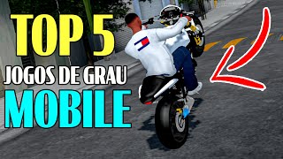 TOP 5 MELHORES JOGOS de GRAU MOBILE [upl. by Susannah]