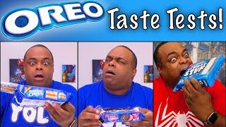 3 Oreo Taste Tests in One Carrot Cake Oreo Love Oreo Most Stuf Oreo [upl. by Iraj]