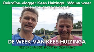 Oekraïnevlogger Kees Huizinga ‘Wauw weer negen ton gerst geoogst’ [upl. by Ymij]