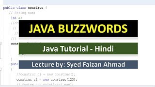 JAVA BUZZWORDS  FEATURES OF JAVA  JAVA BEGINNERS VIDEOS  HINDI URDU [upl. by Davie317]