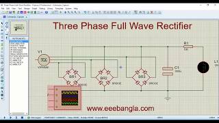 Three Phase Full Wave Rectifier [upl. by Eenad365]