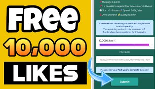 How to Get Likes on TikTok For Free Best Website  1000 Free TikTok Likes 2024 [upl. by Hooge]