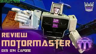 Review DX9 D14 Capone Motormaster  ToyTesterTeo Masterpiece Toy Collection [upl. by Bovill102]