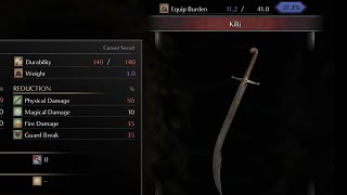 DEMONS SOULS  Kilij Location powerful early game weapon  Dex Scaling [upl. by Walden]