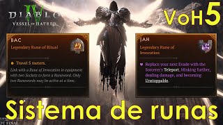 Sistema de palabras rúnicas en la versión 20 de Diablo 4 [upl. by Airrej]