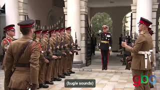 Vice Regal Salute  Gibraltar Opening of Parliament 2019 [upl. by Akenahc569]