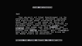 Star Destroyer 1981 by Matt Loveless — Atari 8bit — Gameplay [upl. by Dhar]