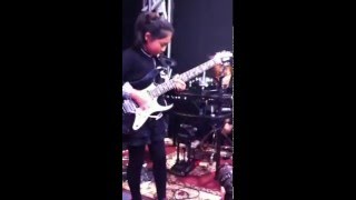 LisaX at NAMM 2016 quotRhode Island Shredquot cover [upl. by Eenyaj]