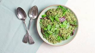 Broccoli Quinoa Salad with Honey amp Mustard Dressing [upl. by Joon]