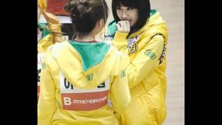 fancam 110123 Tara Jiyeon  mbc sport [upl. by Ellekcim766]