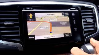 Aftermarket Navigation for 2014 Honda Odyssey with Hondalink [upl. by Onitsuj102]