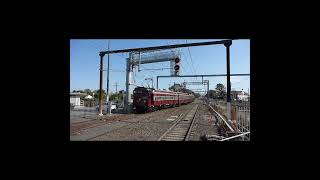 Tait Electric Heritage Train At Pakenham shorts electrictrains australiantrains railfan emu [upl. by Oileduab]