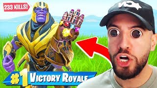 Reaktion auf THANOS macht 233 KILLS WELTREKORD in Fortnite [upl. by Luci319]