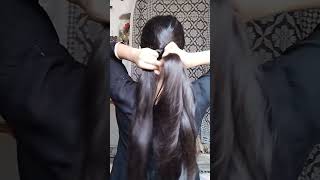 Perfect Ponytail Hairstyle 🩷🥰 ponytail hairstyle hair hairtutorial [upl. by Alegnaoj]