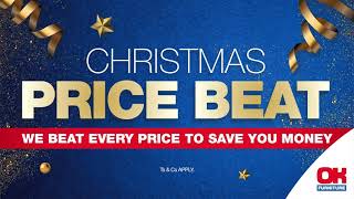 CHRISTMAS PRICE BEAT  OK FURNITURE [upl. by Randene]