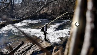 Fly Fishing for BIG brown trout in small streams Streamer Fishing Tips [upl. by Acenahs]