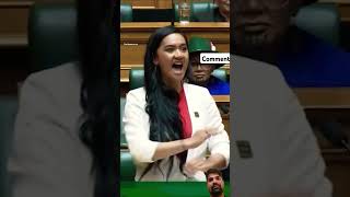 New Zealand MP HanaRawhiti MaipiClarke performed a haka in a powerful speech reomaori [upl. by Manaker]