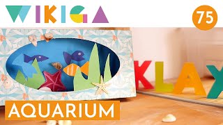 AQUARIUM AUS KARTON BASTELN  WIKIGA  Wie im Kindergarten [upl. by Brunelle191]