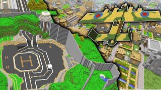 Biggest Air Force Base on the Server  Minecraft WAR 44 [upl. by Web328]