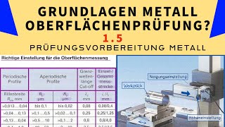 Was sind Oberflächenprüfungen ✅ Rautiefe einstellen 💯  Grundlagen Maschinenbau 15 [upl. by Eelarak]