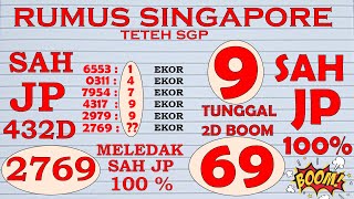 PREDIKSI SGP JITU 26 SEPTEMBER 2024  BOCORAN TOGEL SINGAPORE HARI INI  RUMUS TARIKAN PAITO SGP [upl. by Ateloiv]