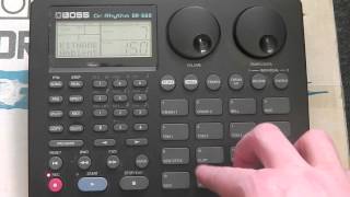 Boss DR660 Drum Machine Tutorial pt1 [upl. by Robena977]