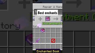 Best enchants for trident in Minecraft shorts [upl. by Ila340]