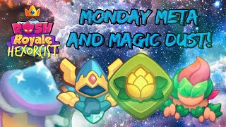 RUSH ROYALE 👑 MONDAY META AND MAGIC DUST [upl. by Myer]