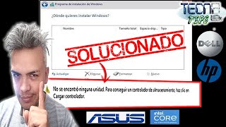 no se encontro ninguna unidad para conseguir un controlador de almacenamiento  ASUS  HP  MSI ✅ [upl. by Hyman743]