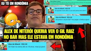 PARTE 5 ALEX DE NITERÓI DEIXOU O FERNANDO GIL MALUCO AO VIVO  CORTES DO FERNANDO GIL fernandogilrn [upl. by Idelia334]