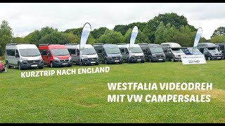 Kurztrip nach England Westfalia Videodreh mit VW Campersales [upl. by Bik]