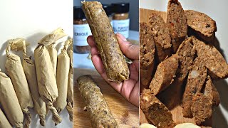 How To Make Vegan Sausages At Home  Easy SoyFree And GlutenFree Recipe  Healthy Vegan Meal Ideas [upl. by Nnylireg590]