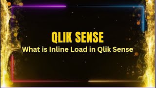 Qlik Sense interview Questions in Telugu  Inline load in Qlik Sense [upl. by Avalsorim]