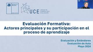 Evaluación Formativa Actores principales y su participación en el proceso de aprendizaje [upl. by Adlemy]