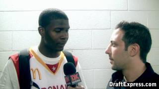 Josh Selby Interview amp Practice Highlights  2010 McDonalds All American Game [upl. by Ahcsropal610]