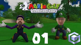 MARIO GOLF TOADSTOOL TOUR 01 Blaue Augen  2 Spieler  GameCube  Deutsch [upl. by Minier619]