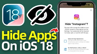 How to Hide Apps on iPhone iOS 18 [upl. by Luhey291]