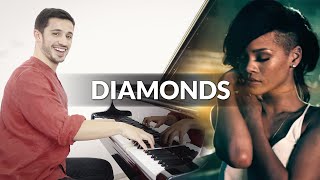 Diamonds  Rihanna  Piano Cover  Sheet Music [upl. by Walke]