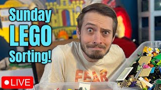 Sunday LEGO Sorting Livestream [upl. by Anirbys]