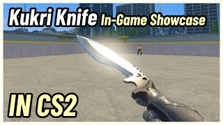 Kukri Knife all Animations  CS2 INGame showcase [upl. by Rheta897]