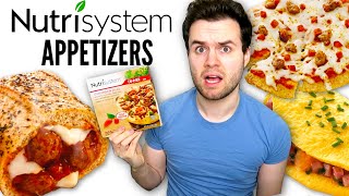 i ate Nutrisystems WHOLE MENU Part 1  APPETIZERS Taste Test amp Review [upl. by Roberson724]