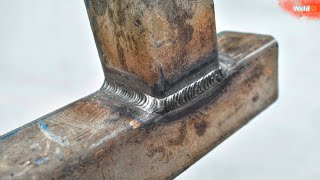 2 techniques that professional welders use to weld square tube in vertical position [upl. by Bette]