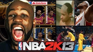 NBA 2K13 RAGE Create a Legend LEBRON JAMES  ROAD TO BALDNESS Ep 2 RAGE QUIT 2K13 My Career [upl. by Richards]