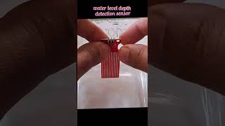 Water leveldepth detection sensor waterlevelsensor analog diyprojects [upl. by Aara]