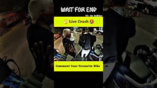 Live crash on highway crash liveaccdient bikeride [upl. by Alul311]