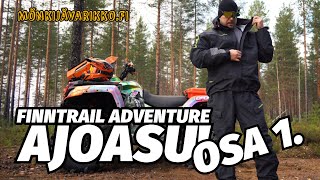 FINNTRAIL THOR HARDTEX Kuoripuku osa 1  Adventurekuskeille ajoasu [upl. by Race]