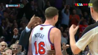 HD Highlight  New York Knicks 3pts Rain  19 3pts  VS Celtics 20120417 [upl. by Hach]