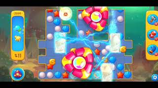 Fishdom Easy Level 2594 with full seashell Super Lightning choraelmin [upl. by Esinnej910]